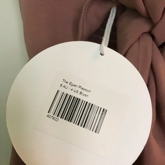 NWT Princess Polly Egan Playsuit Romper Smocked Cut Out Size US 4/S - Picture 11 of 12